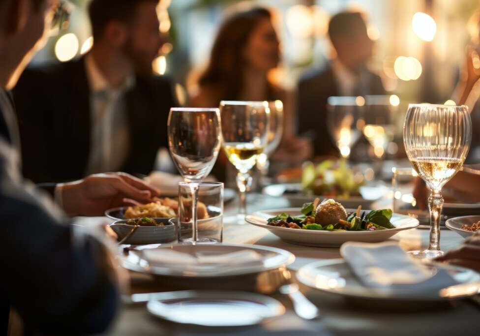 Business Networking Dinner in Elegant Hotel Setting for Professional Gatherings Business Networking Dinner in Elegant Hotel Setting for Professional Gatherings